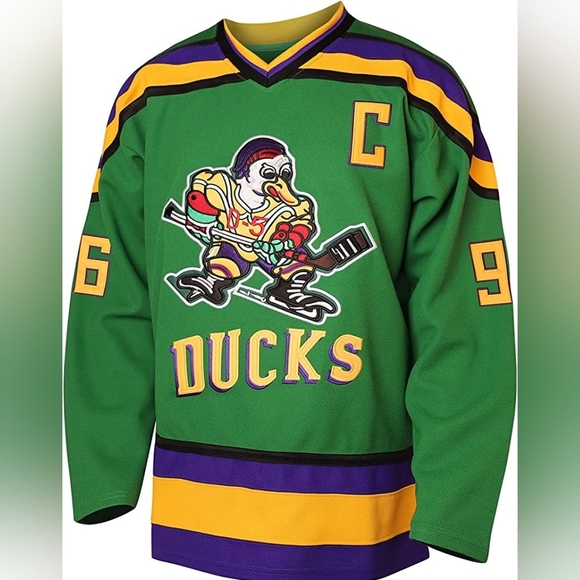 New Mighty Ducks Conway Hockey Jersey Authentic Multiple Sizes - Picture 6 of 12